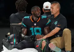 Tyreek Hill sufre terrible lesión y queda fuera del partido entre New York Jets y Miami Dolphins