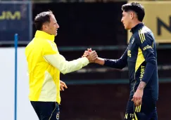 Edson Álvarez y Domenico Tedesco