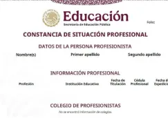 Constancia de Situación Profesional: así puedes tramitar el nuevo documento de la SEP paso a paso