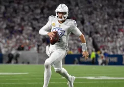¡Hasta las diagonales! Aficionado se escapa del Highmark Stadium con balón perdido de Josh Allen
