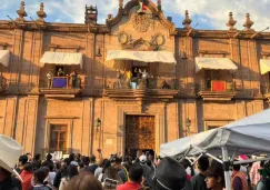 Manifestantes irrumpen en Palacio de Gobierno tras marcha por Carlos Manzo