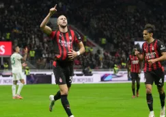 Sin Santiago Giménez, AC Milan venció a AS Roma en la Serie A