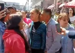 Presidenta Claudia Sheinbaum sufre acoso mientras caminaba por el Centro Histórico 