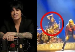 VIDEO: Baterista de Maná sufre caída en el escenario ¡Como Fher Olvera! 