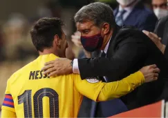 Messi y Laporta
