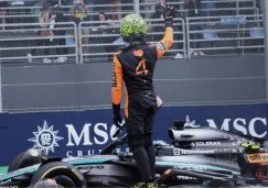 Lando ganó la carrera Sprint en Interlagos Lando ganó la carrera Sprint en Interlagos