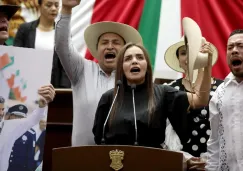 La viuda del exedil de Uruapan es apoyada por su gremio con cara a las próximas elecciones.