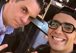 ¿Le salen alas? Querido conductor de TV Azteca aparece con playera del América Martinoli con Capi Peréz