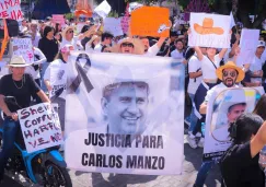 Abuela de Carlos Manzo participa en marcha de Generación Z