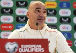 Roberto Martínez en conferencia de prensa