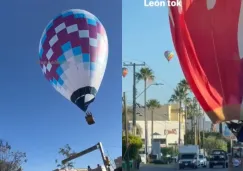 Aterrizajes de emergencia en León: globos del FIG 2025 descienden en plena vialidad