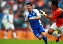 Aficionado aclara que Jorge Campos no recibió el primer gol de Messi con Barcelona