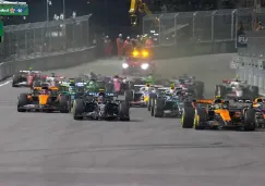 La largada fue una locura en el GP de Las Vegas