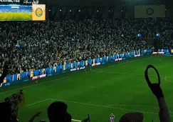 Así se vio desde la tribuna el golazo de CR7