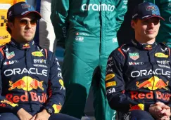 Checo Pérez y Max Verstappen 