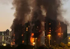 Las imágenes que circulan en redes son impresionantes por la magnitud del siniestro.