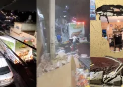 Las afectaciones fueron en varias casas y autos que estaba estacionados.