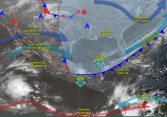 Se espera un evento de “Norte” con rachas de 60 a 80 km/h.
