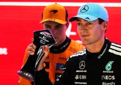 George Russell y Lando Norris