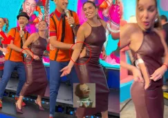 Durante un baile pasaron los hechos que puso colorada a la presentadora de televisión.