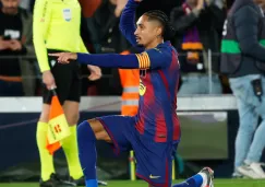 Raphinha anotó el primero del Barça en el Camp Nou