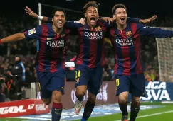 Luis Suárez, Lionel Messi y Neymar Jr