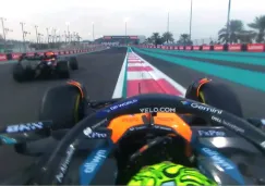 Norris y Verstappen, en plena disputa
