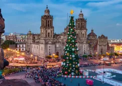 ¿Cuándo encienden el alumbrado navideño del Zócalo en CDMX?