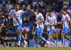 Efraín Oroná con Puebla