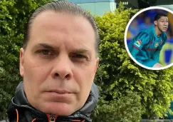 '¿No que manos guangas?' Christian Martinoli se rinde ante la atajada del portero del Toluca Christian Martinoli y Hugo González