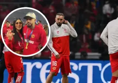 Héctor Herrera festeja título del Toluca con la actriz Paola Villalobos