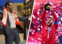 Alberto del Rio, 'El Patrón', festeja bicampeonato del Toluca dentro de La Granja VIP