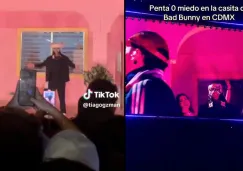 Penta Zero Miedo estuvo en el concierto de Bad Bunny