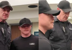 Canelo presenció el show en primera fila