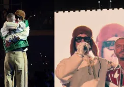VIDEO: Así fue como Bad Bunny y J Balvin se reconciliaron durante concierto en México