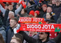 Anfield rinde un emotivo tributo a Diogo Jota con la presencia de sus hijos