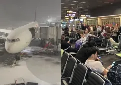 Los pasajeros no tiene de otra más que esperar ante las cancelaciones.