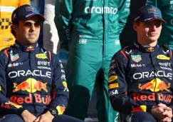 Checo Pérez y Max Verstappen 