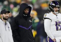 Lamar Jackson entrena con los Ravens