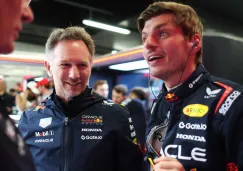 Christian Horner y Max Verstappen