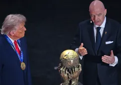 Donald Trump y Gianni Infantino en el Sorteo de la Copa del Mundo