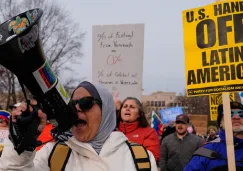 El mundo se está manifestando por las acciones de Estados Unidos.