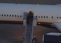 Nicolás Maduro llega a una base militar de Nueva York