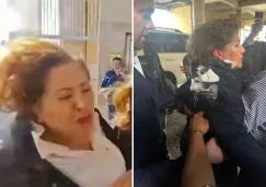 La integrante del Partido Nacional fue llevada de inmediato al hospital.
