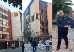 El siniestro ocurrió en el tercer nivel de un edificio.