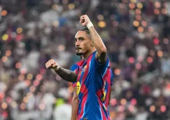 Hansi Flick se deshace en elogios ante Raphinha tras victoria del Barcelona en Supercopa 