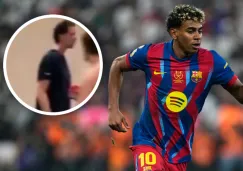 Lamine dejó de grabar de inmediato a su compañero