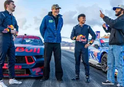 Verstappen, Burton, Lindblad y Ricciardo