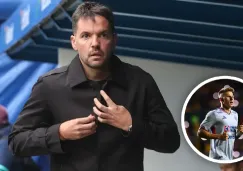 Nicolás Larcamón y Mateusz Bogusz