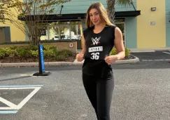 La mexicana en uno de sus días de prueba